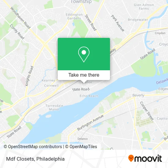 Mdf Closets map