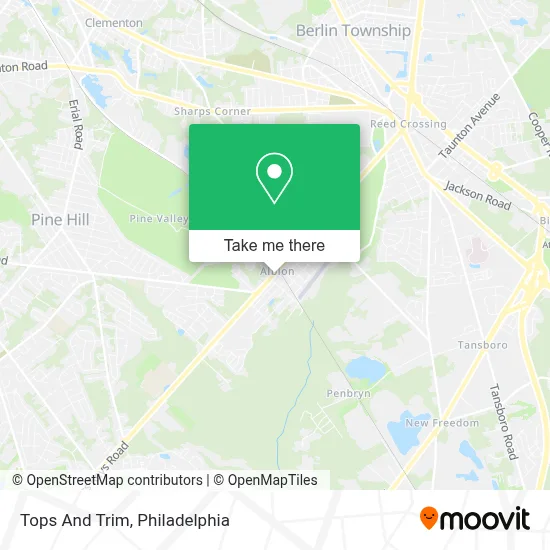 Tops And Trim map