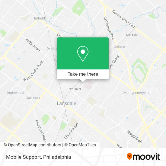 Mobile Support map