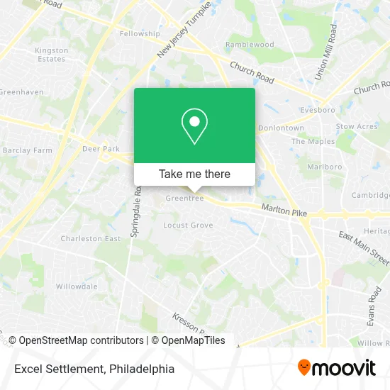 Excel Settlement map