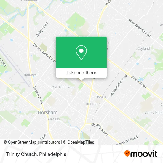 Trinity Church map