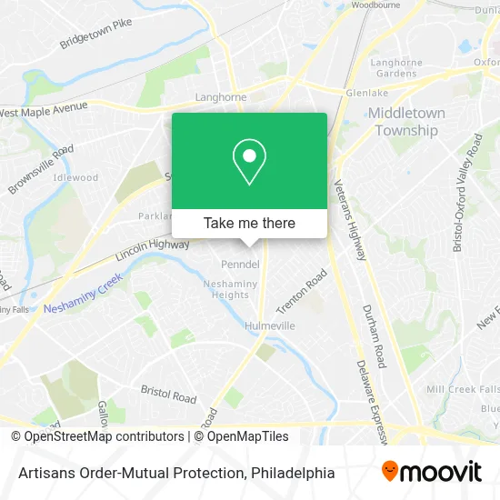 Artisans Order-Mutual Protection map