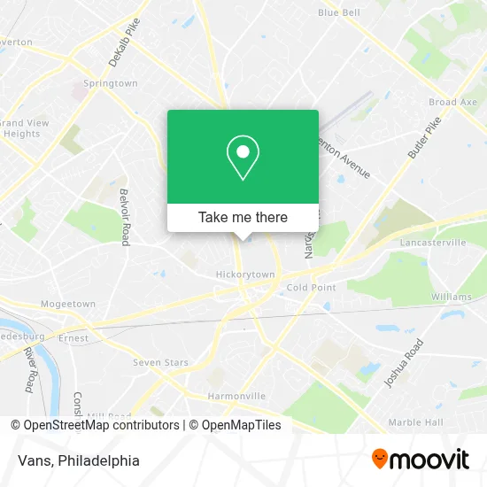 Vans map