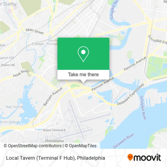 Local Tavern (Terminal F Hub) map
