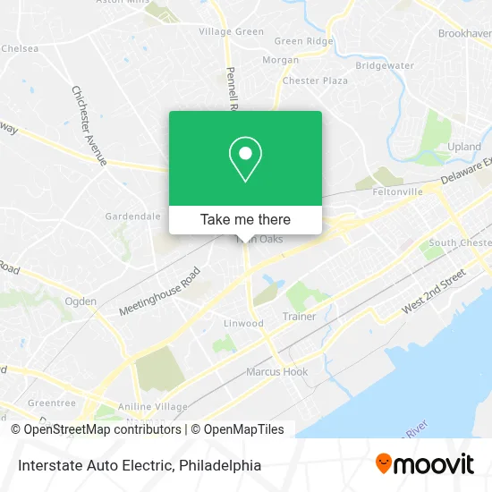 Interstate Auto Electric map