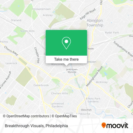 Breakthrough Visuals map