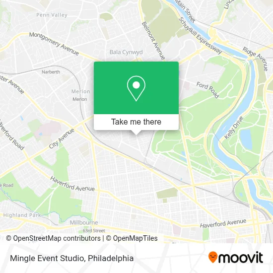 Mingle Event Studio map