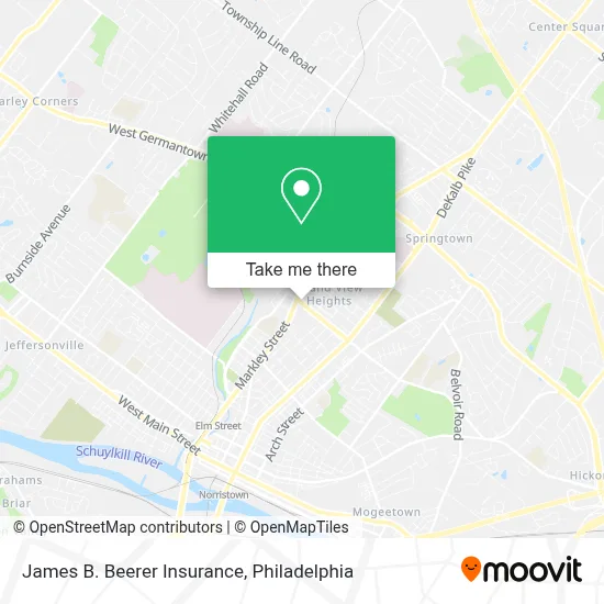 James B. Beerer Insurance map