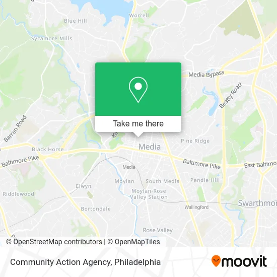 Community Action Agency map
