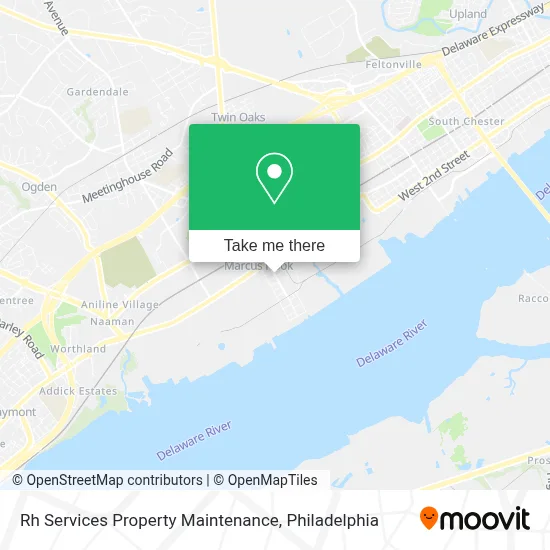 Rh Services Property Maintenance map