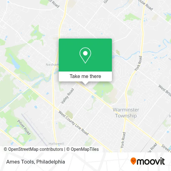 Ames Tools map