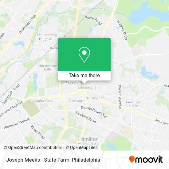 Joseph Meeks - State Farm map