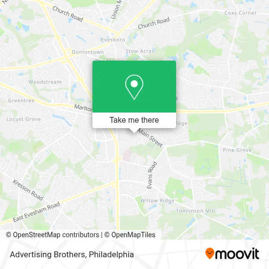 Advertising Brothers map
