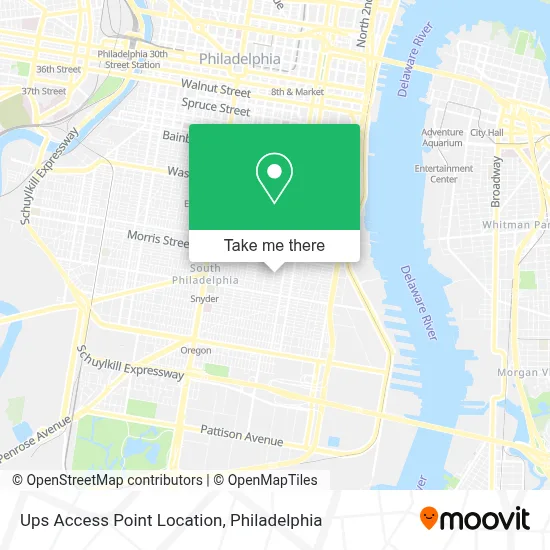 Ups Access Point Location map