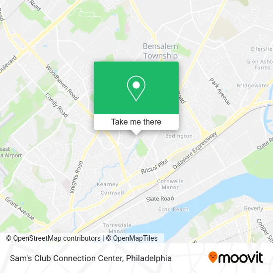 Sam's Club Connection Center map
