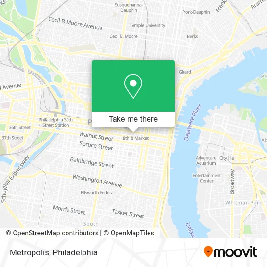 Metropolis map
