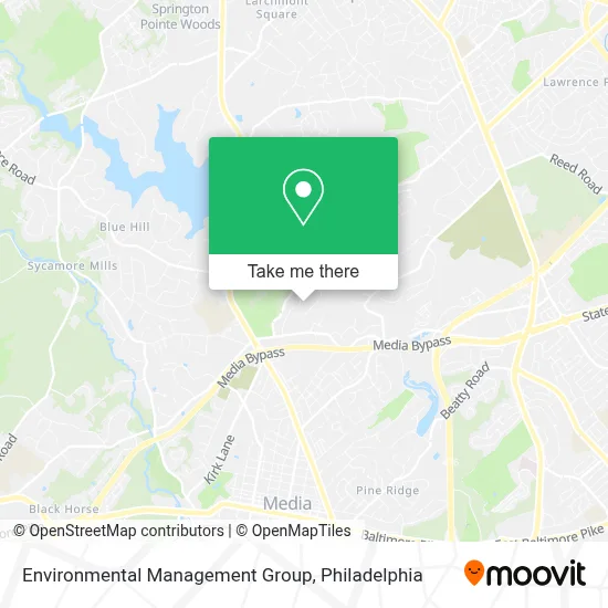 Environmental Management Group map