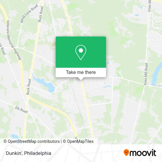 Dunkin' map