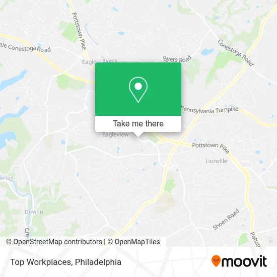 Top Workplaces map