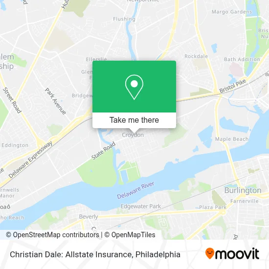 Christian Dale: Allstate Insurance map