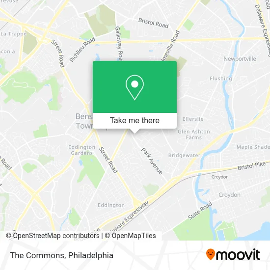 The Commons map
