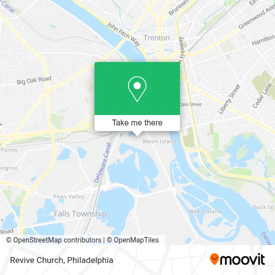 Revive Church map