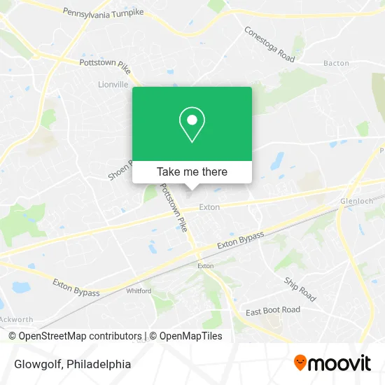Glowgolf map