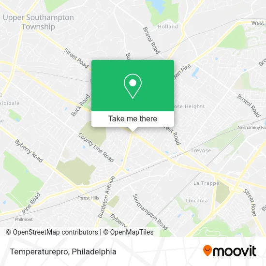 Temperaturepro map