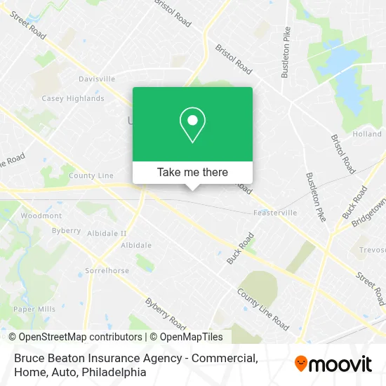 Bruce Beaton Insurance Agency - Commercial, Home, Auto map