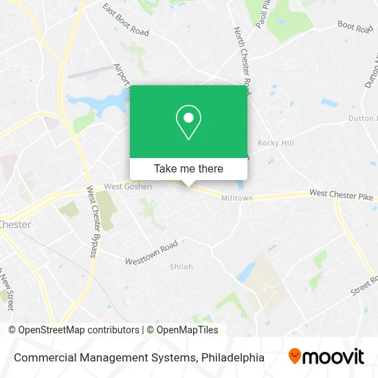 Commercial Management Systems map