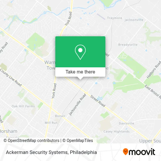 Ackerman Security Systems map