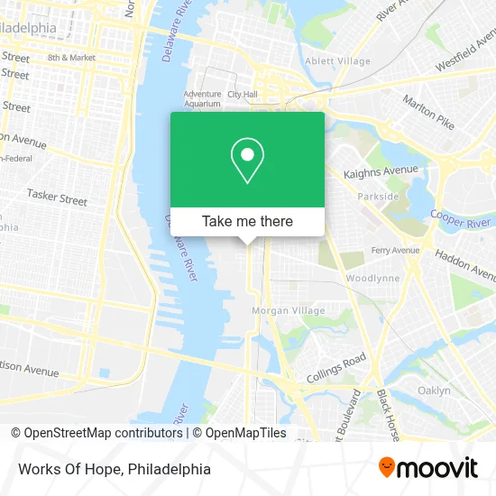 Works Of Hope map