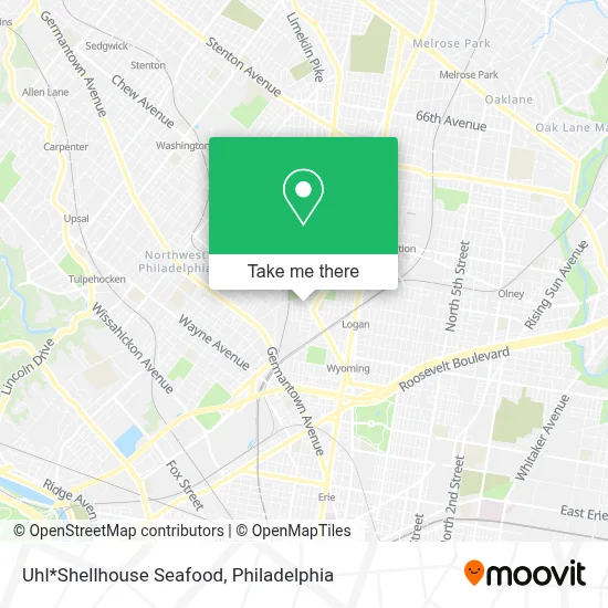 Uhl*Shellhouse Seafood map