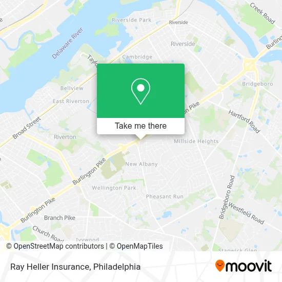 Ray Heller Insurance map