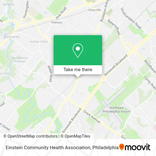Einstein Community Health Association map