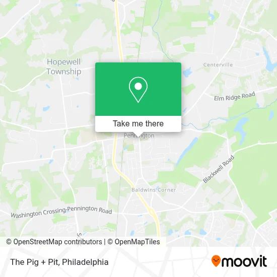 The Pig + Pit map