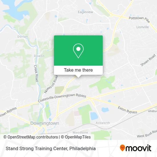 Stand Strong Training Center map