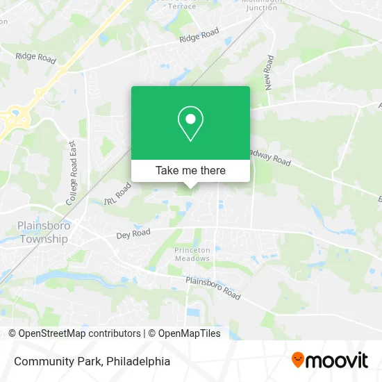 Community Park map