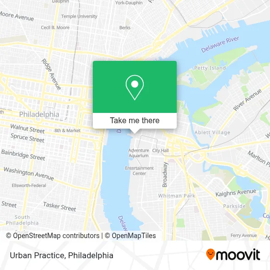 Urban Practice map