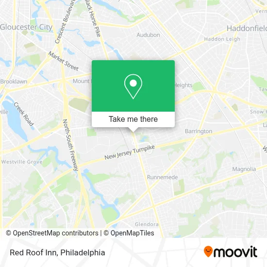 Red Roof Inn map