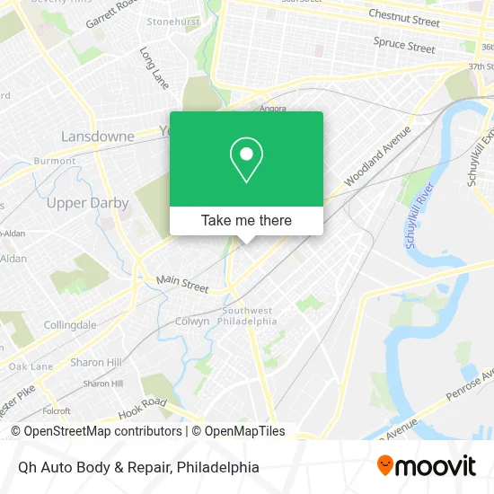 Qh Auto Body & Repair map