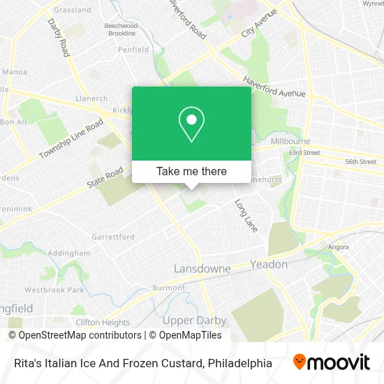 Rita's Italian Ice And Frozen Custard map