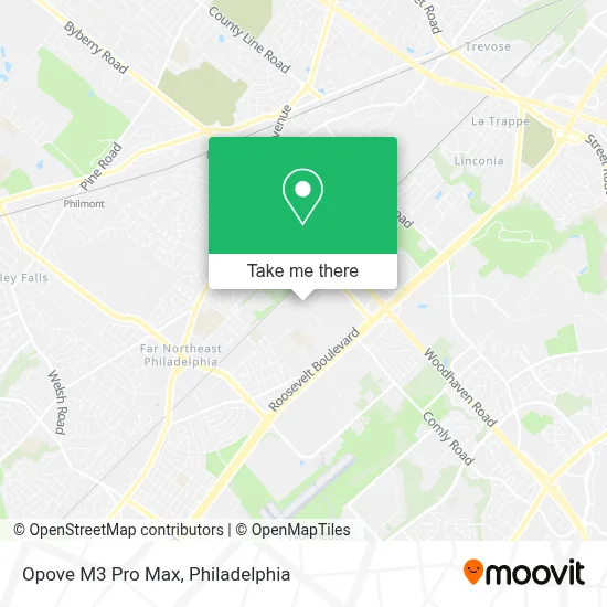 Opove M3 Pro Max map