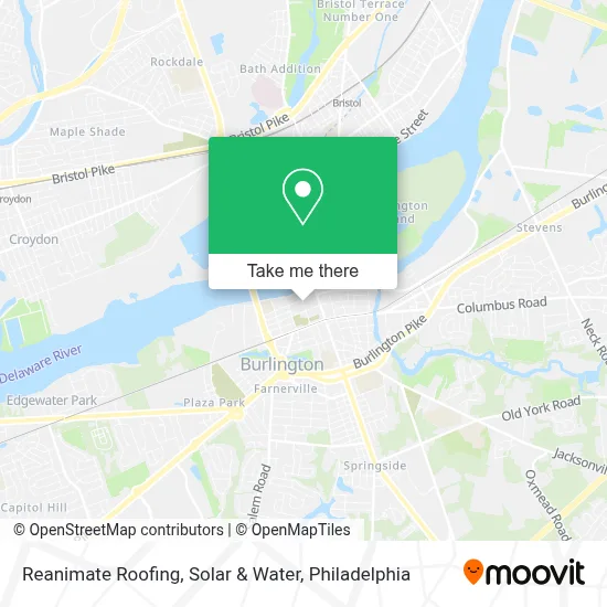 Reanimate Roofing, Solar & Water map