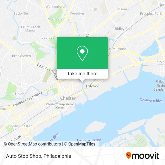 Auto Stop Shop map