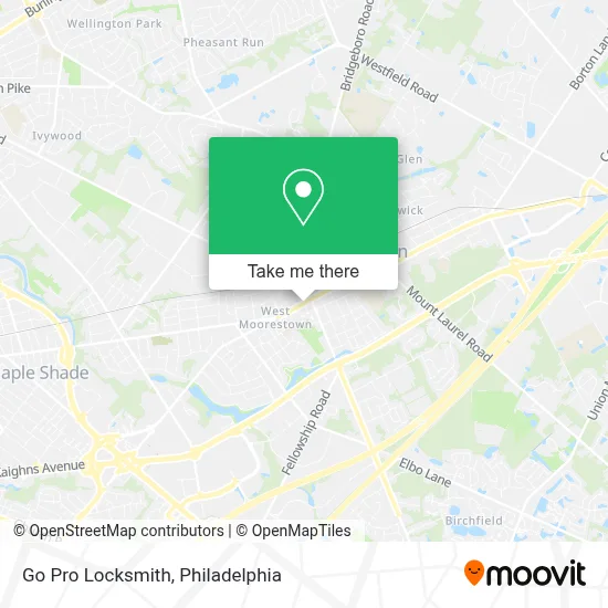 Go Pro Locksmith map