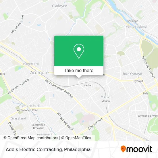 Addis Electric Contracting map