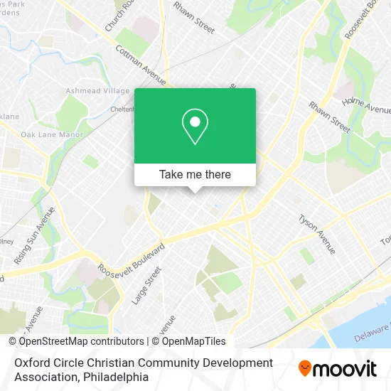 Oxford Circle Christian Community Development Association map