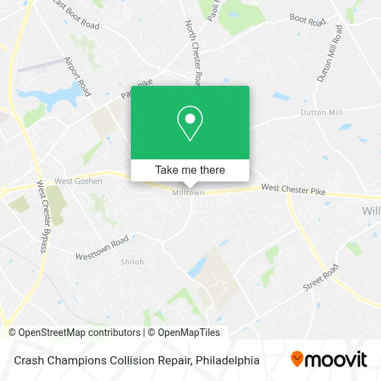 Crash Champions Collision Repair map
