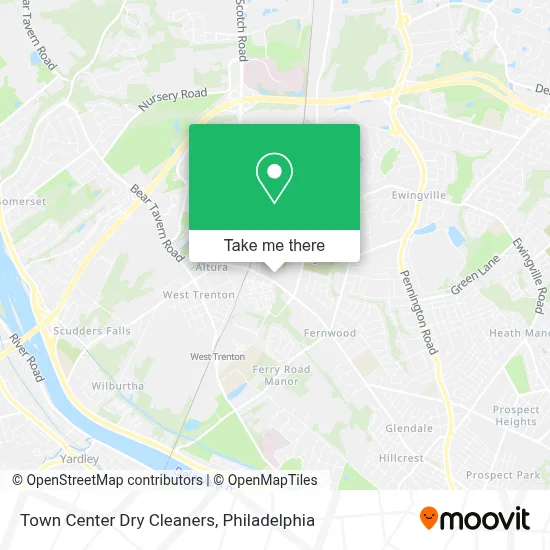 Town Center Dry Cleaners map